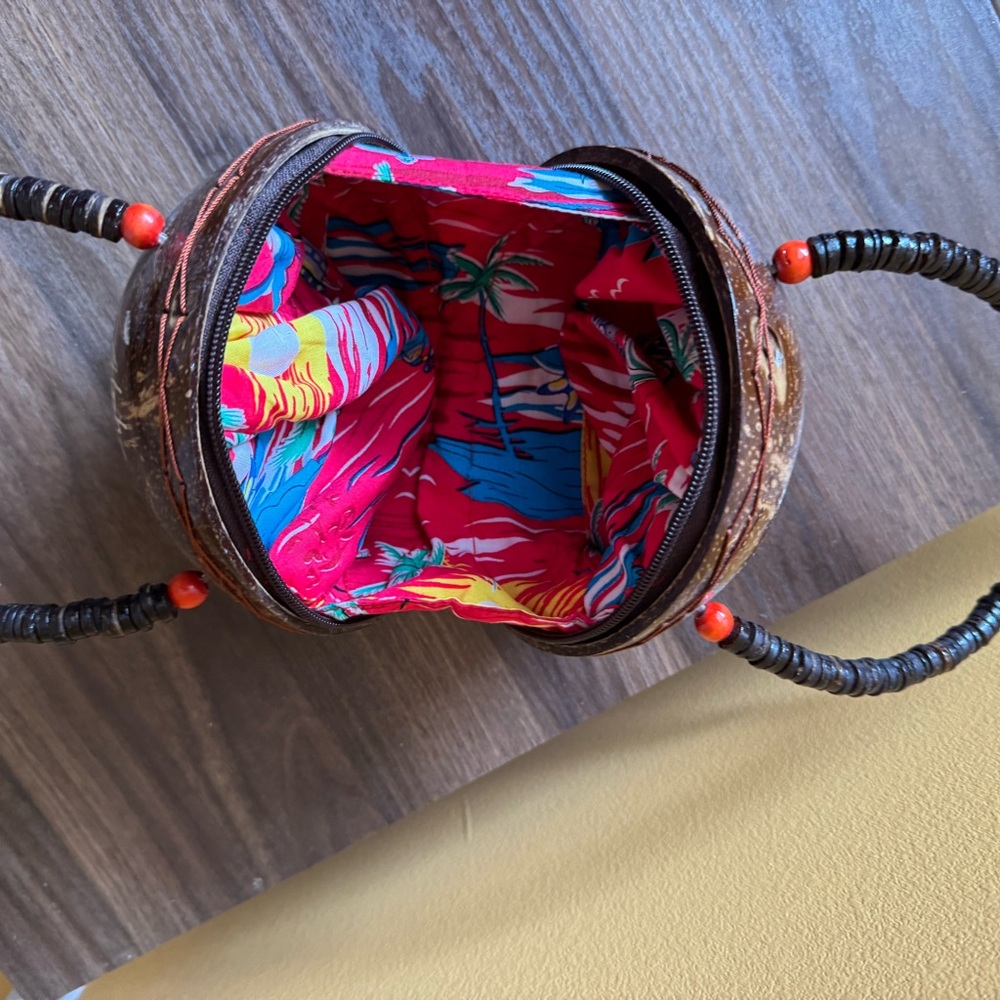 Tropical Print Mini Bag